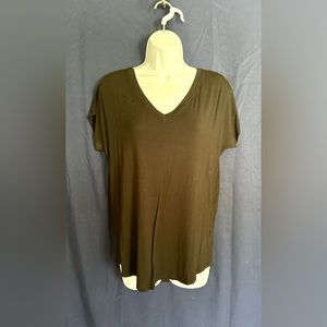 Womens Mercer & Madison Black Short Sleeve Tee Size small